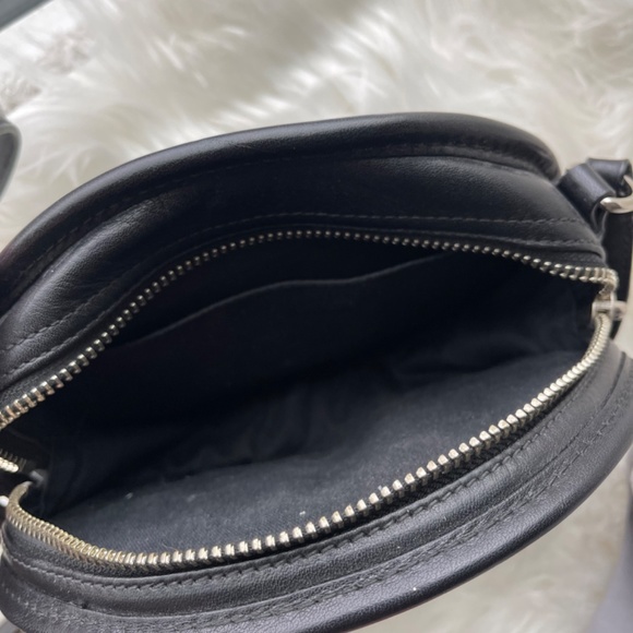 Black Round Coach Purse with Tassel - Picture 4 of 5